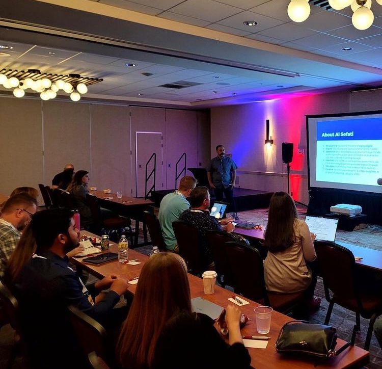 Al Sefati speaking at Advanced Search Summit 2021 on Integrating SEO and SEM