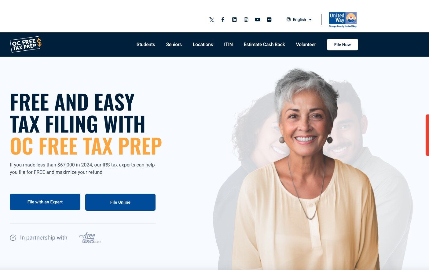 OC FREE Tax Prep United Way Orange County Case Study