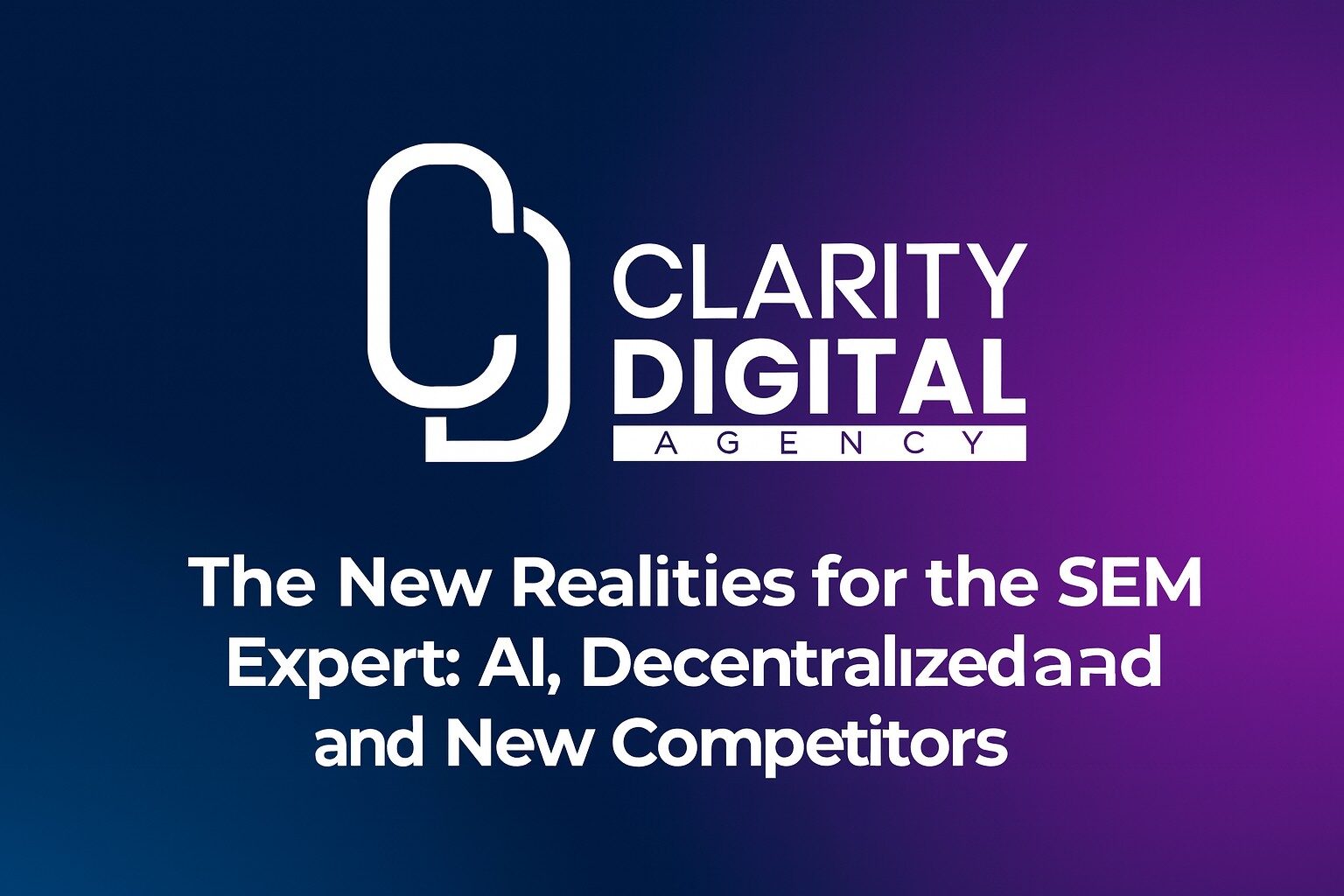 The New Realities for the SEM Expert Consultant